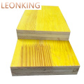 500 mm x 3000 mm 27 mm 3 capas Panel de encofrado amarillo / Paneles de encofrado tipo Doka Encofrado de hormigón Patio LEONKING Fenólico WBP